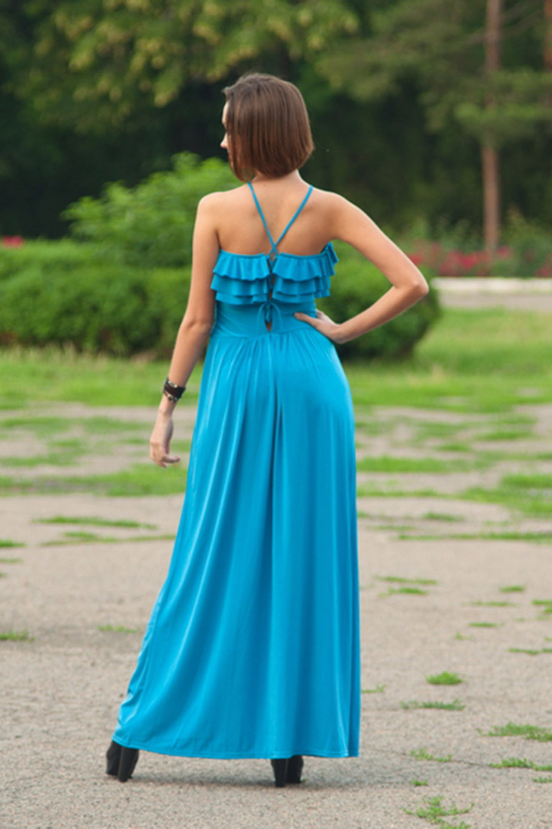 Вечернее платье 3150e Голубой