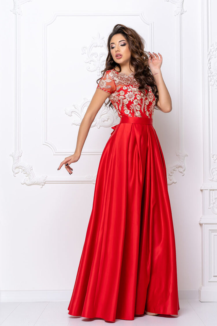 Вечернее платье 8031e Красный