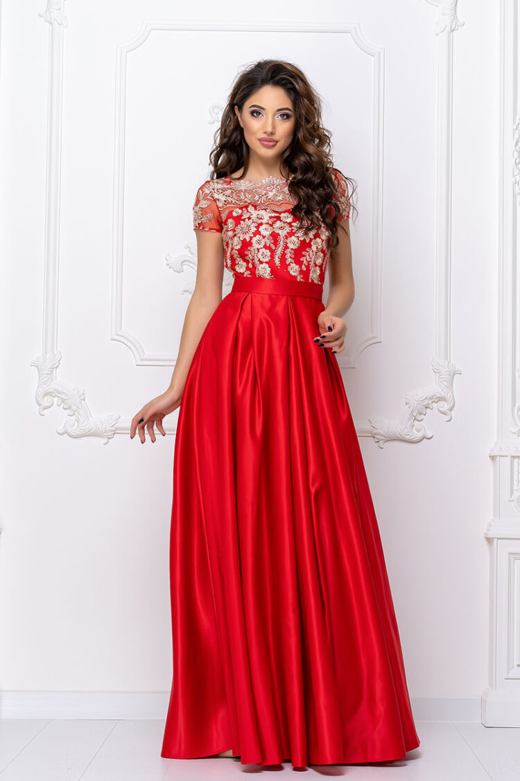 Вечернее платье 8031e Красный
