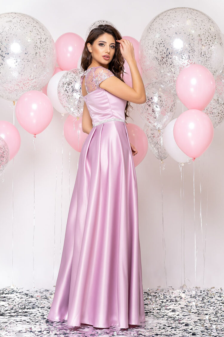 Вечернее платье 20014e Розовый