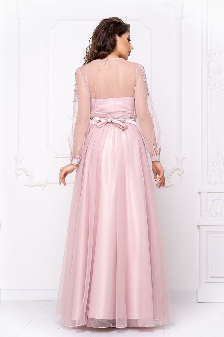 Вечернее платье 20030e Розовый
