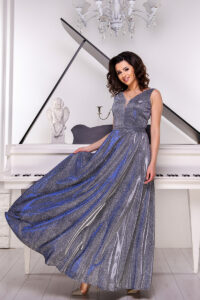Вечернее платье 8135e Фиолетовый