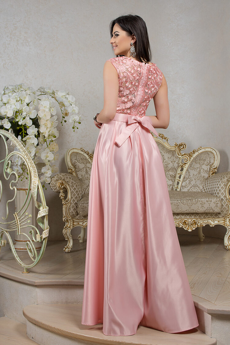 Вечернее платье 8034e Розовый