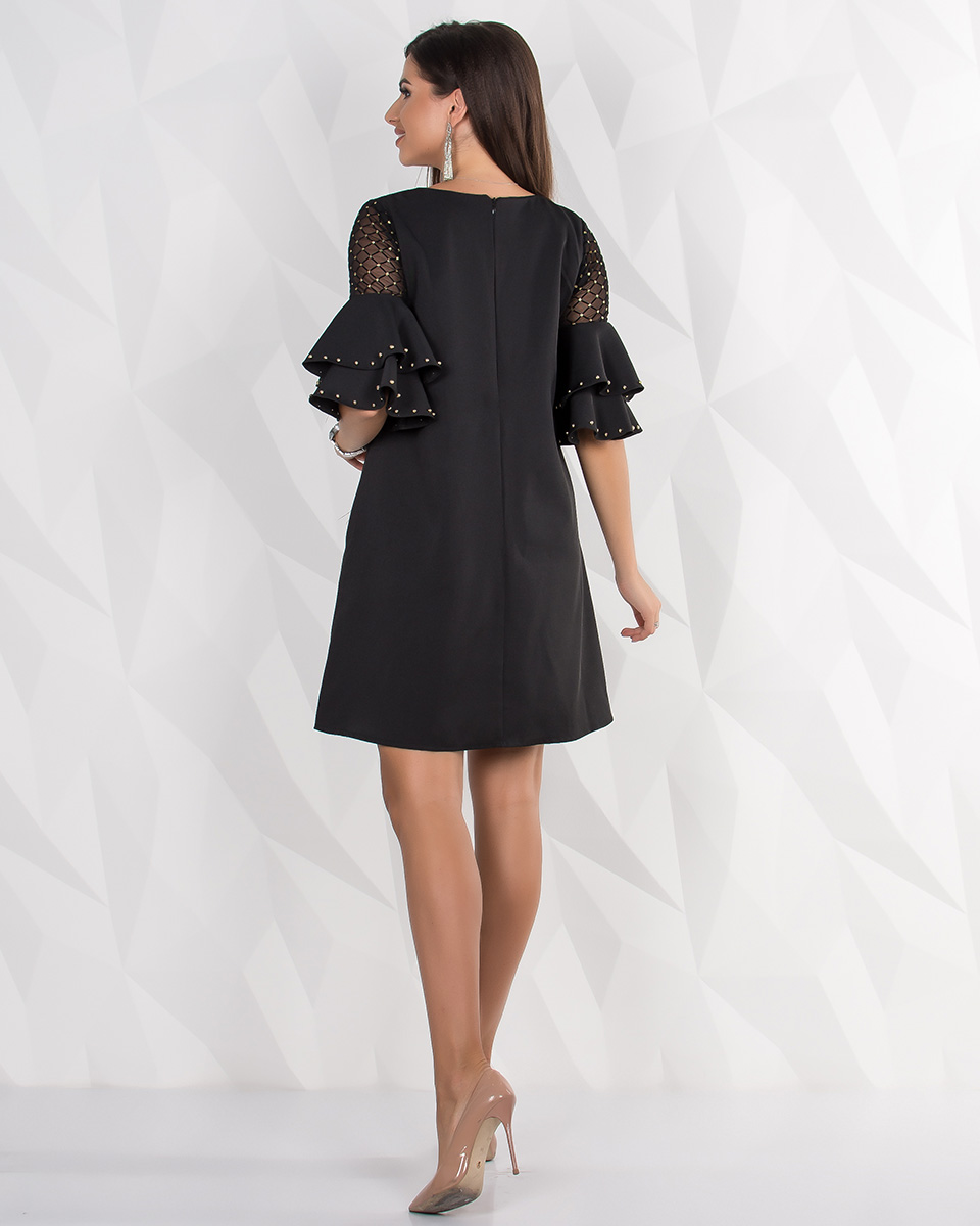 Коктейльное платье 8139e Чёрный
