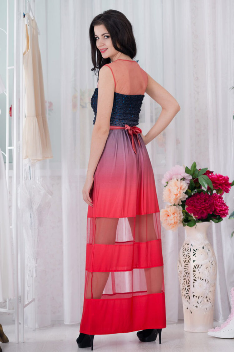 Вечернее платье 5057e Красный