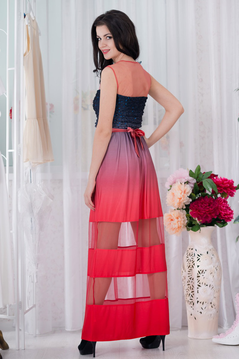 Вечернее платье 5057e Красный