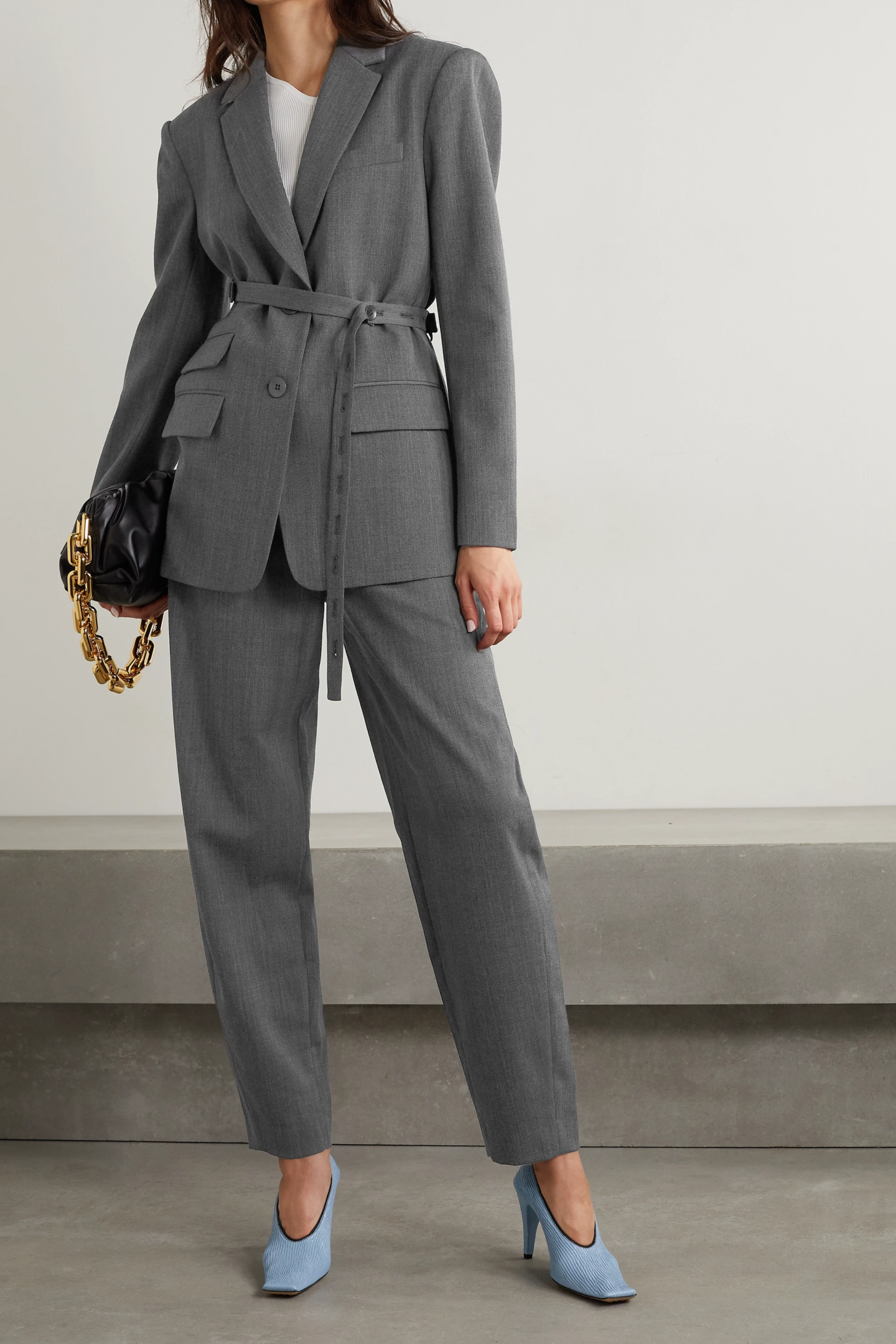 11 осенних костюмов блейзер, брюки и жакеты