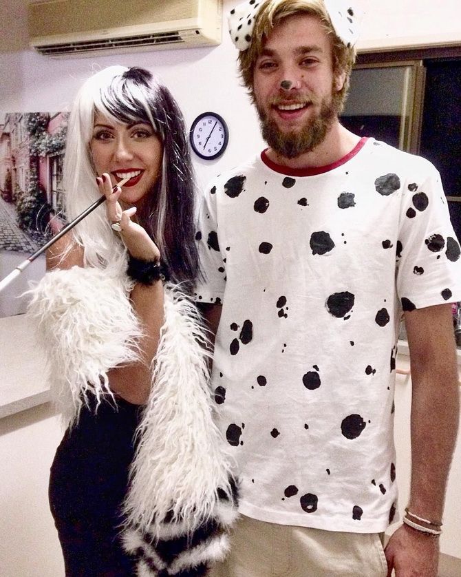 найкращі варіанти парних нарядів на Хелловін