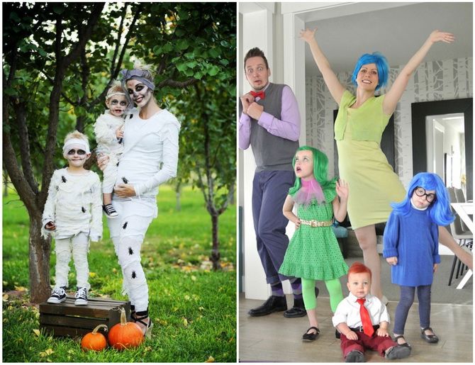 Идеи простых детских костюмов на Хэллоуин, которые можно сделать своими руками: фото и видео