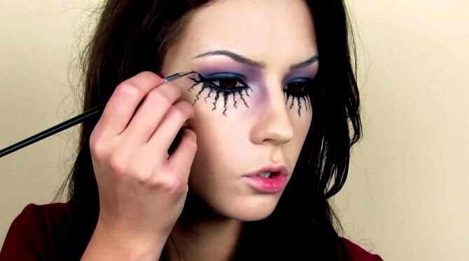 Макіяж відьми на Хеллоуїн ідеї макіяжу