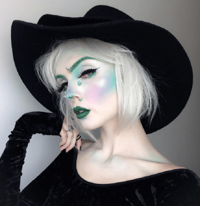Макіяж відьми на Хеллоуїн ідеї макіяжу