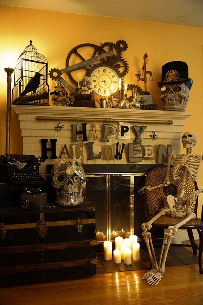Как украсить комнату на Хэллоуин 2021 — самые страшные идеи 31
