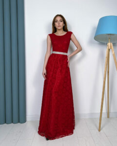 Вечернее платье 7056e Красный