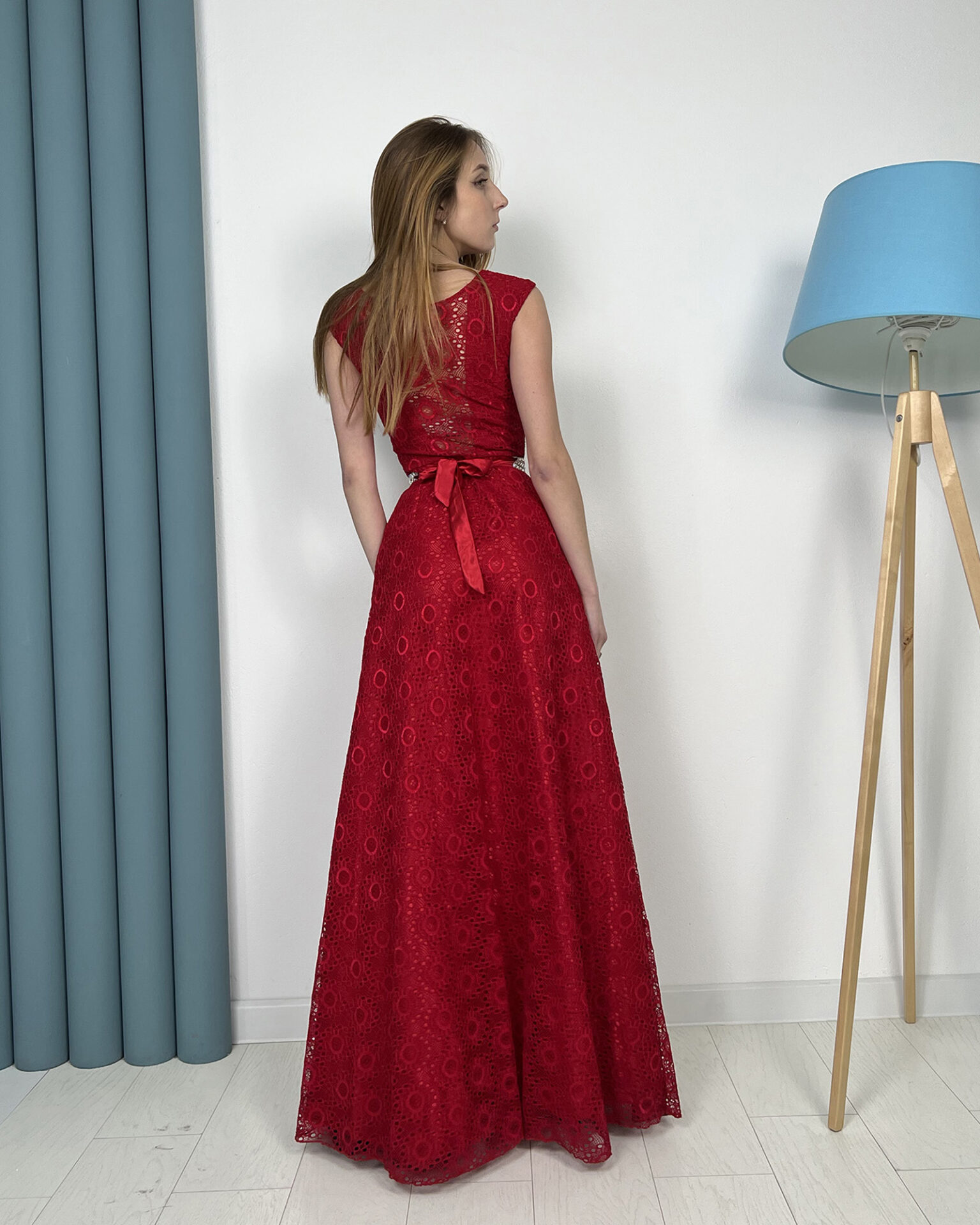 Вечернее платье 7056e Красный