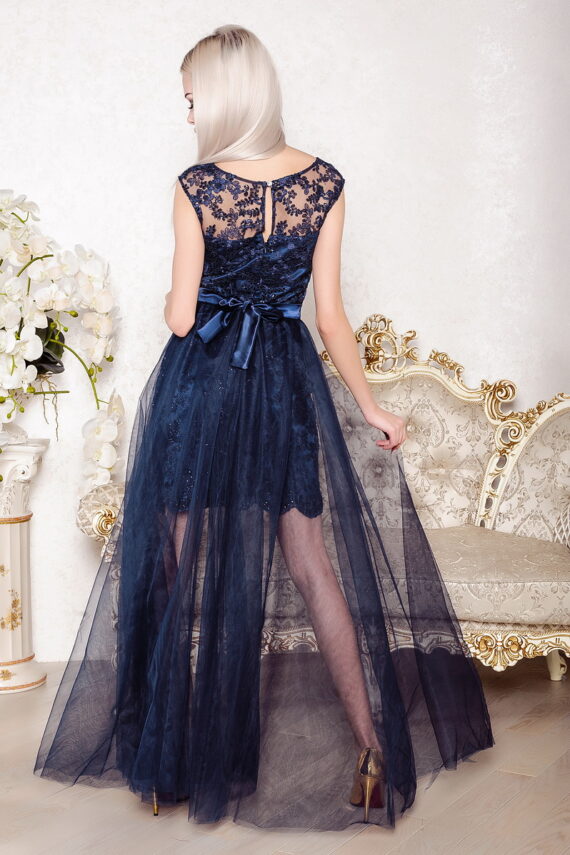 Вечернее платье 8003e Синий