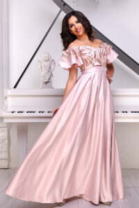 Вечірня сукня 9018e Рожевий