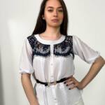 Блуза Креп Шифон “Софістика” 4255 Синя