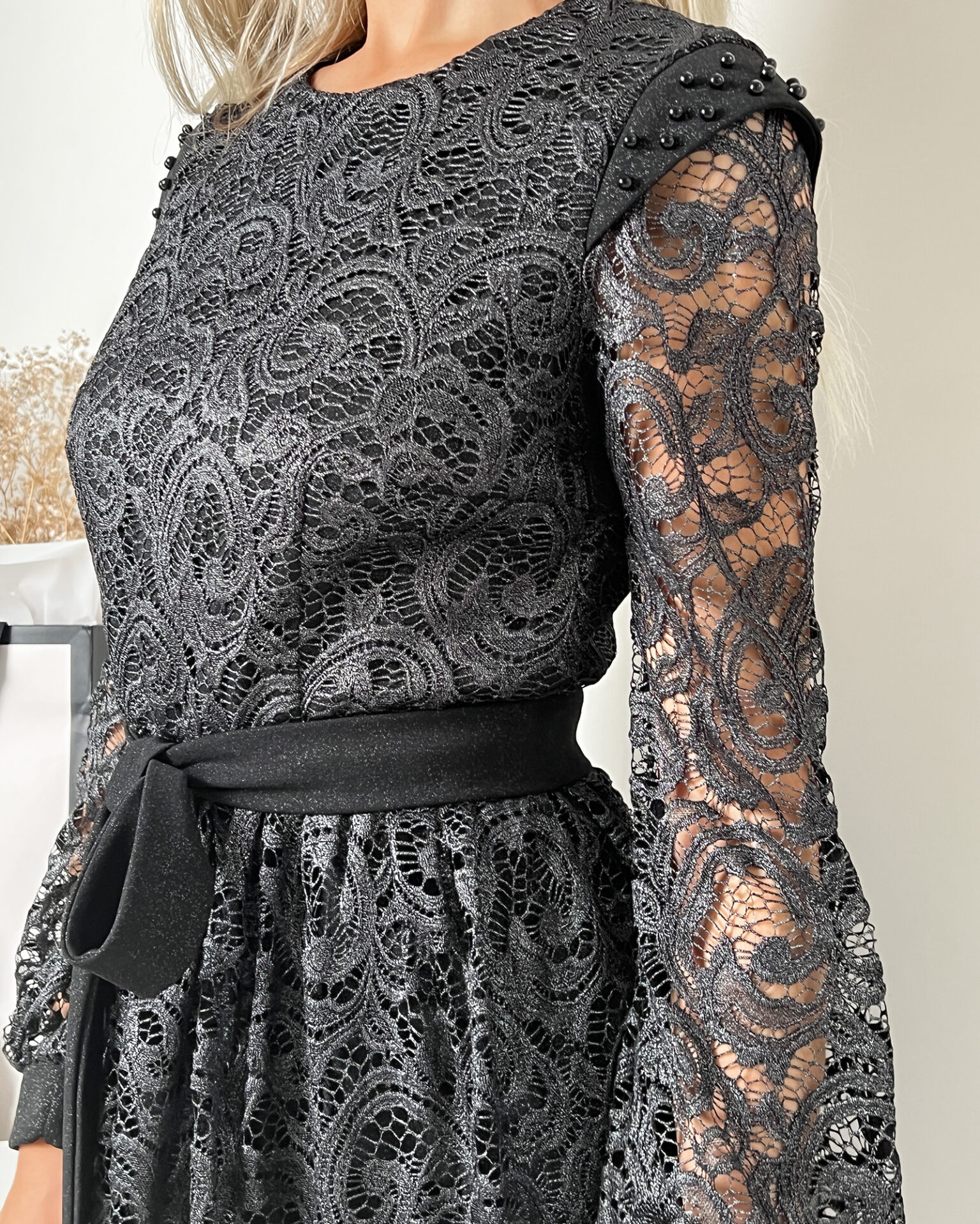 Коктейльное платье 9183e Чёрный