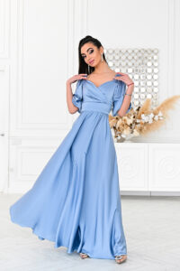 Вечернее платье 22069 Голубой
