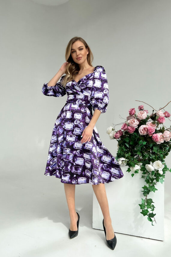 Повсякденне плаття 22023 Фіолетовий