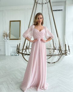 Вечірня сукня 22025 Рожевий