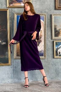 Коктейльне плаття 23060 Фіолетовий