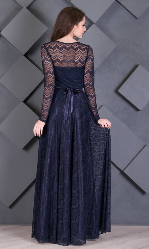 Вечірня сукня 7226e Синій