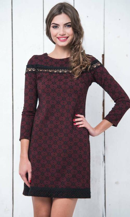 Повсякденне плаття 6229e Бордо
