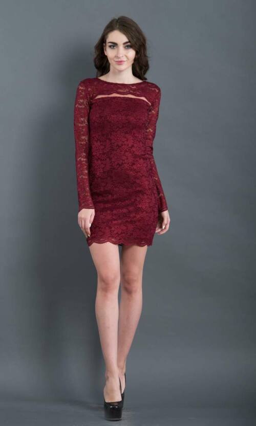 Коктейльне плаття 7231e Бордо