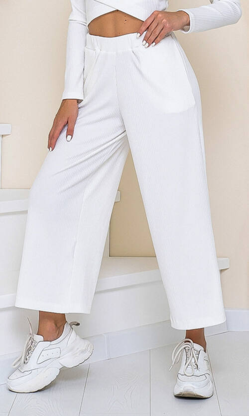 Кюлоти Трикотаж "Мустанг" Кишені 21106 Молочні