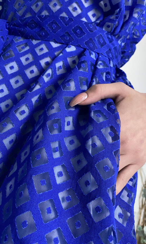 Літня Сукня Льон Органза 20091 Електрик