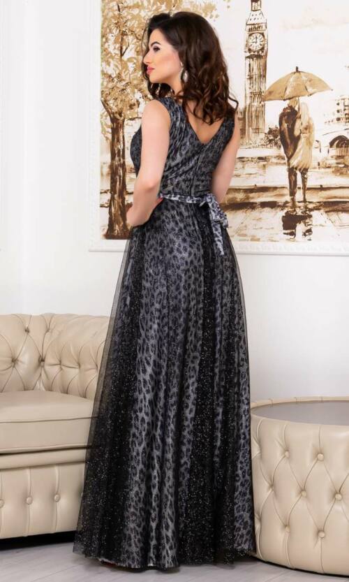 Вечірня сукня Modern Glamour 9101 Графітова
