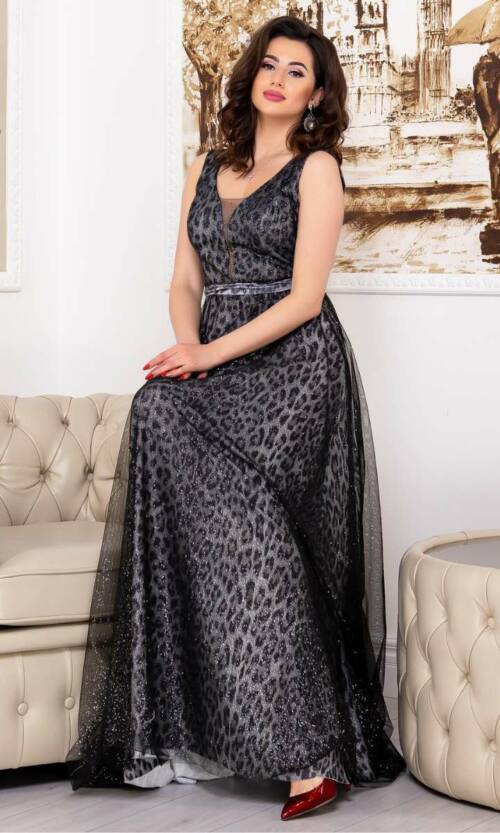 Вечірня сукня Modern Glamour 9101 Графітова