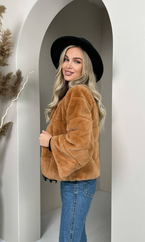 Елегантна Еко Шубка "Мороз" 20200 Пісочна