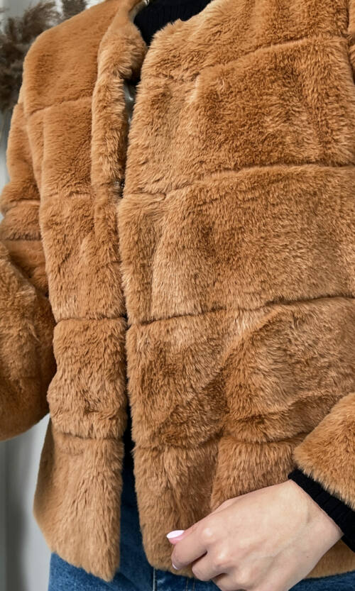 Елегантна Еко Шубка "Мороз" 20200 Пісочна