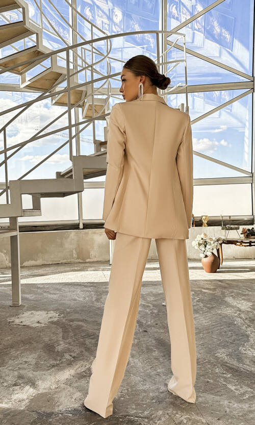 Брючный Костюм "Urban Elegance" 22057 Бежевый