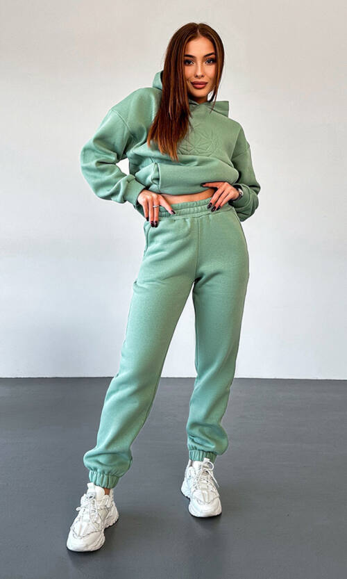 Спортивний Костюм Тринитка Premium 22083 Оливковий