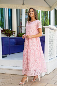 Повсякденне плаття 21096 Рожевий