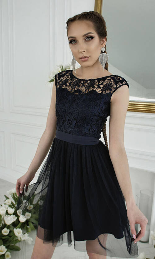 Коктейльна Сукня "Mystical Fog" 22043 Синя