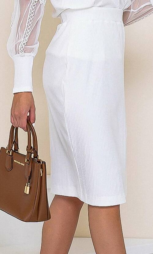 Юбка Elegant Comfort Трикотаж 21108 Молочная