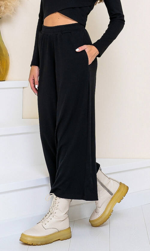Кюлоти Трикотаж "Мустанг" Кишені 21106 Чорний