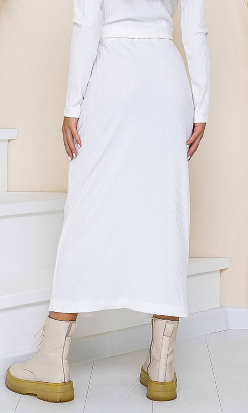 Спідниця Міді Трикріаж Мустанг 21105 Молочна