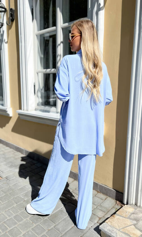 Костюм "Summer Suit Elegance" 22029 Голубой