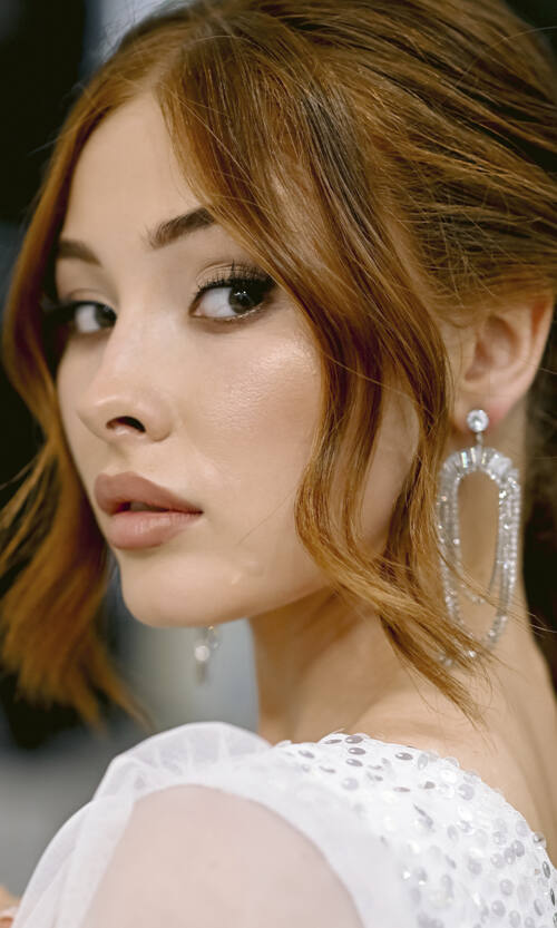 Сережки "Каскад Блиску" Біжутерія 23513 Сріблясті