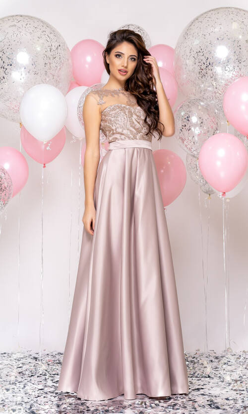 Вечірня сукня Атлас Гліттер 20018 Фрезова