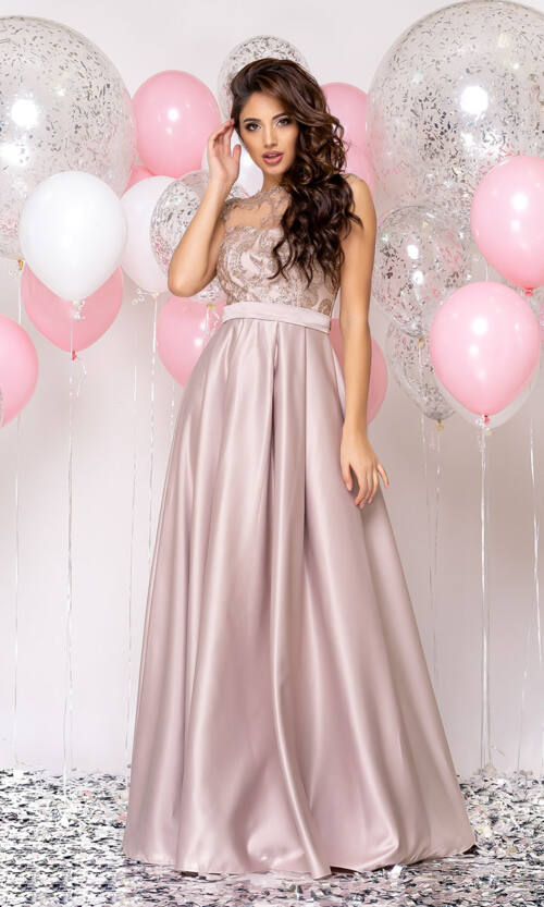 Вечірня сукня Атлас Гліттер 20018 Фрезова