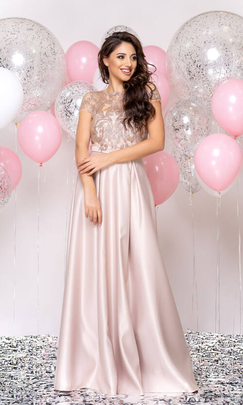 Вечірня сукня Атлас Гліттер 20020 Фрезова