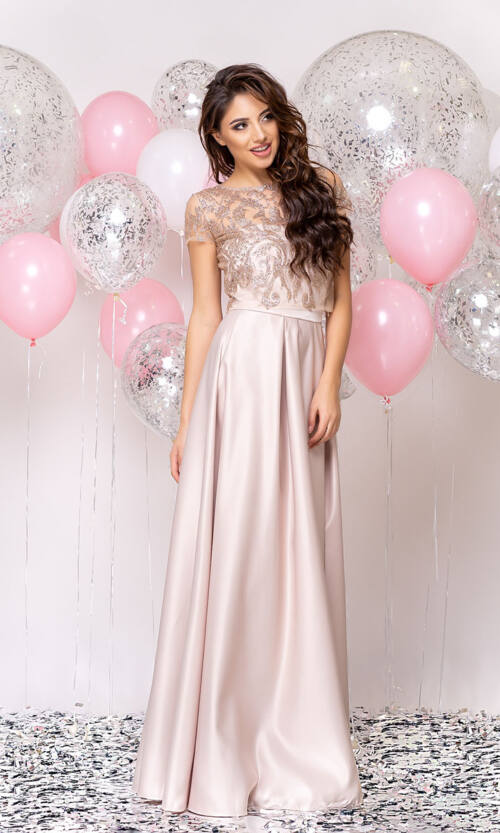 Вечірня сукня Атлас Гліттер 20020 Фрезова