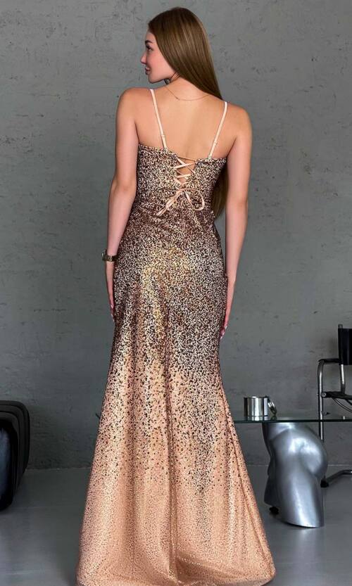 Вечірня сукня Золота Рибка 20031 Бежева