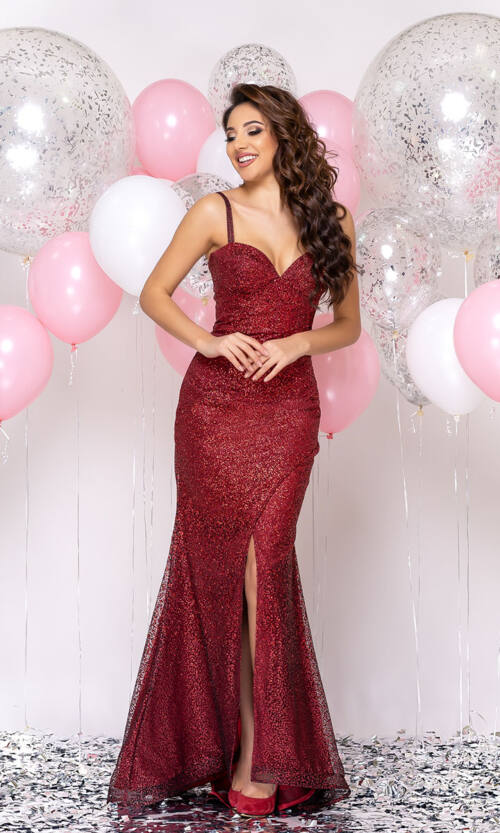 Вечірня сукня Золота Рибка 20031 Бордо